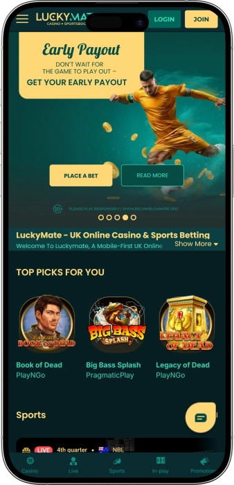 Luckymate Casino App